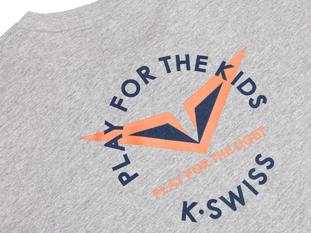 K-Swiss Deals - RUBLEV PLAY FOR THE LIGHT TEE