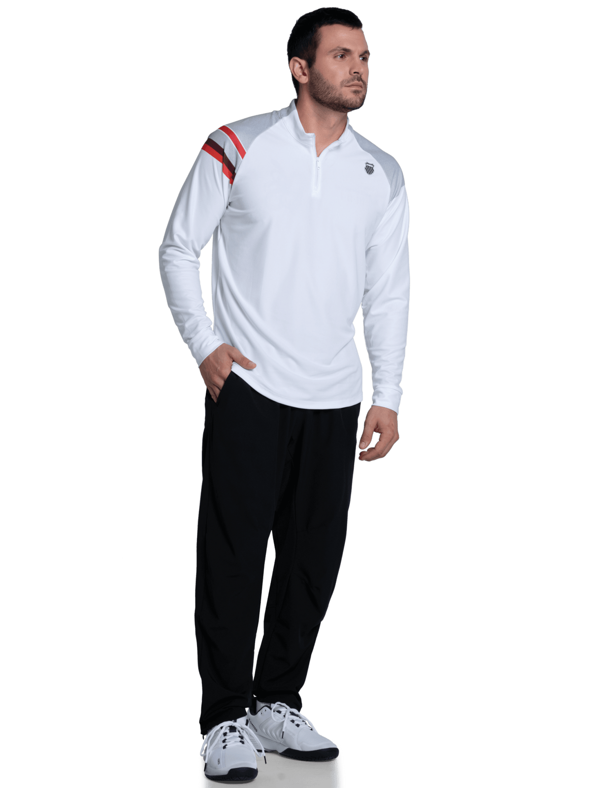 K-Swiss Exclusive - SIDELINE 1/4 ZIP L/S